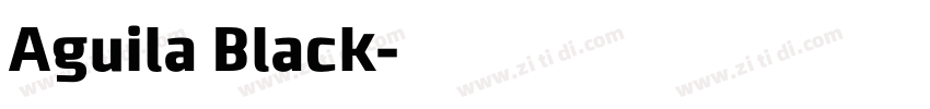 Aguila Black字体转换